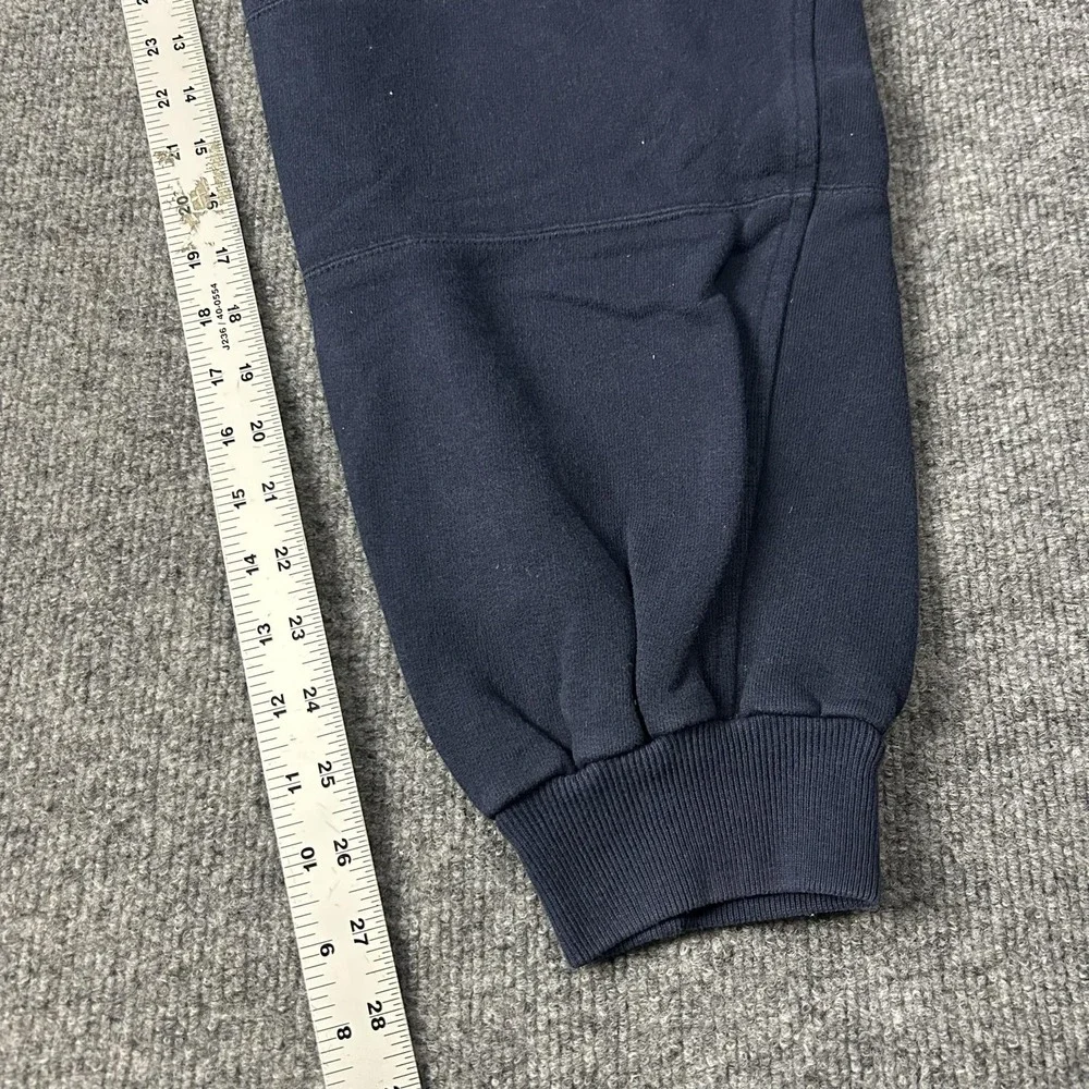 Gucci Sweatpants Mens Medium Blue Fleece Cotton Jogger Drawstring Made In Italy